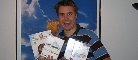 Marc Tönsing mit seinen Final Fantasy Spielen