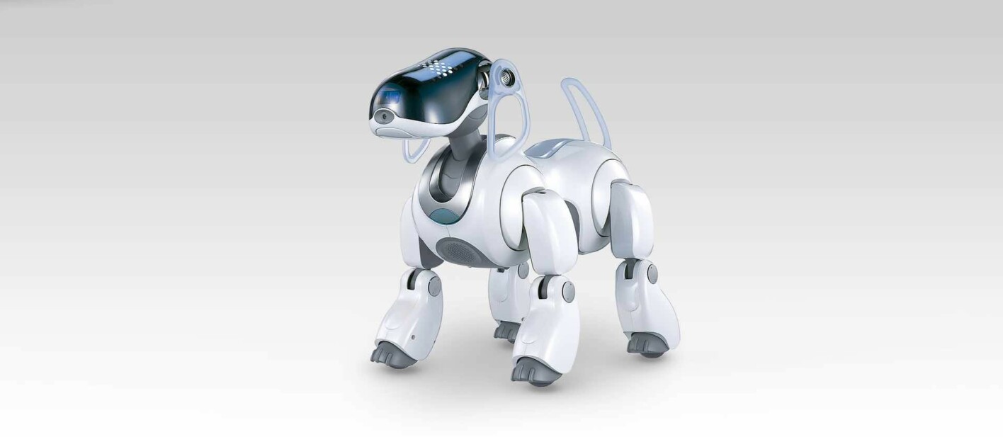 Roboterhund AIBO an der Universität Bielefeld