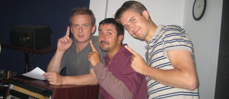 Thomas Huber, Fabio Magnifico und Marc Tönsing in Magdeburg