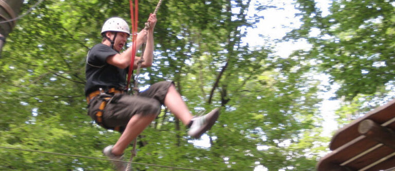 Kletterpark beim Hermannsdenkmal