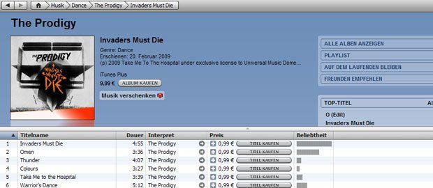 iTunes Store - So macht mir das Kaufen von Musik wieder Spaß
