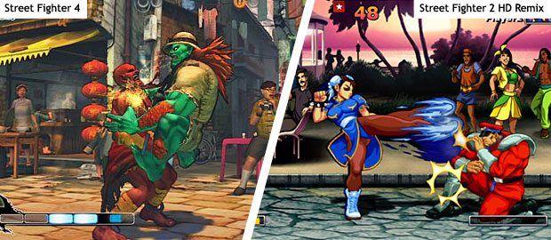 Street Fighter 4 und Super Street Fighter 2 HD Remix