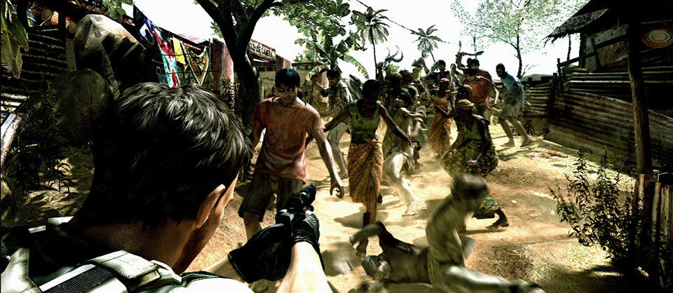 Resident Evil 5 zeigt nur Tearing in 1080p (hochskaliert) aber keines wie hier in 720p