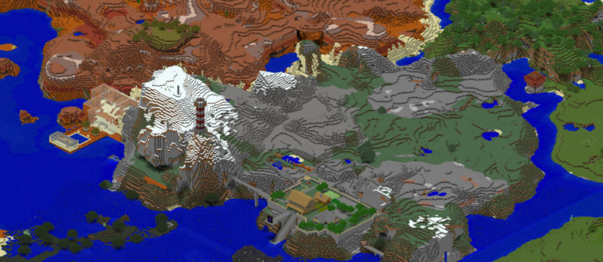 Minecraft Isometrische Karte