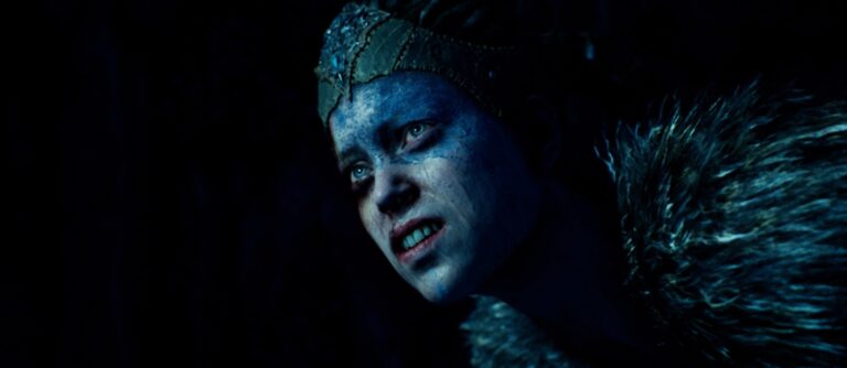 Senua aus Hellblade auf der PS4