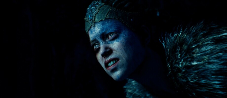 Senua aus Hellblade auf der PS4