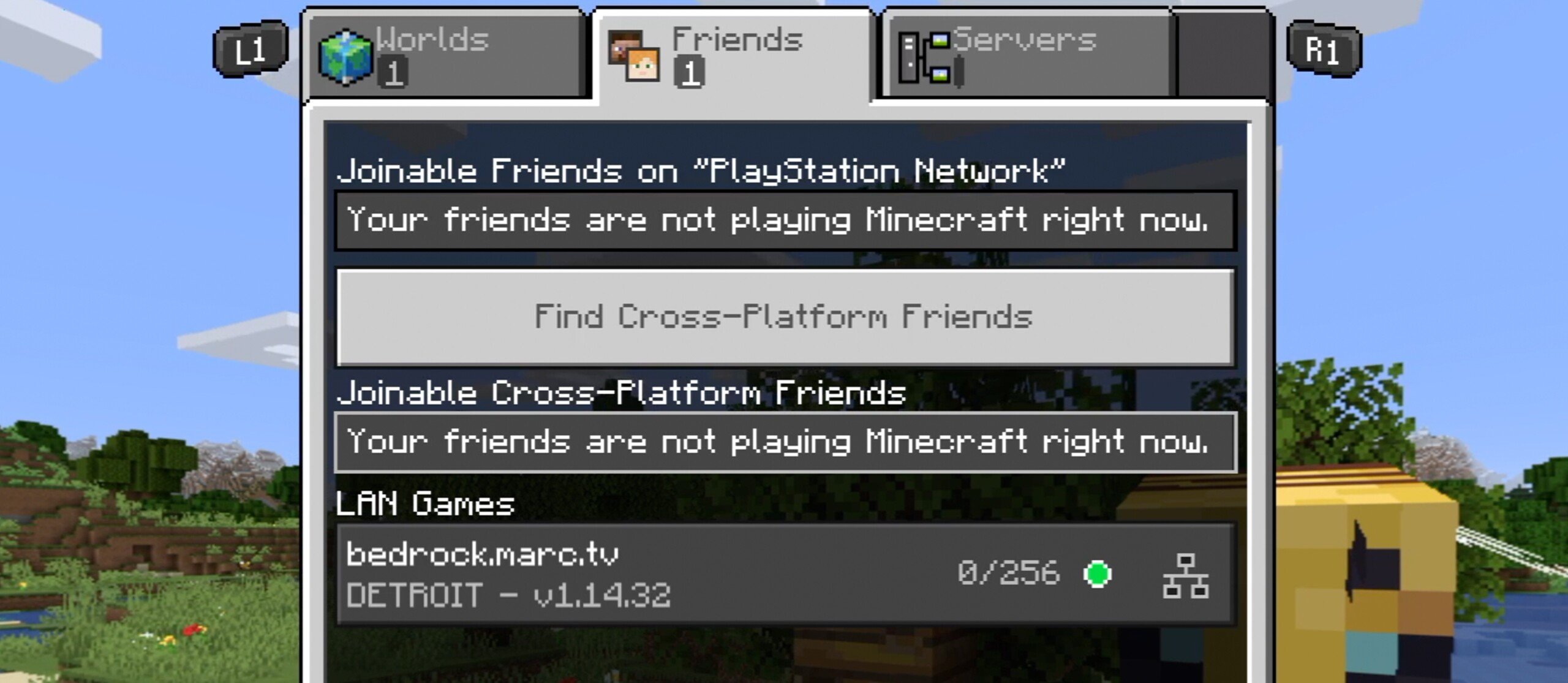 minecraft ps4 servers