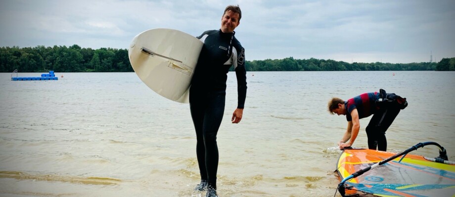 Windsurfen auf dem Altwarmbüchener See