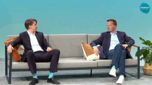 Marc Tönsing und Michael Frankenberg auf dem Mobility Summit 2021 im Stream.