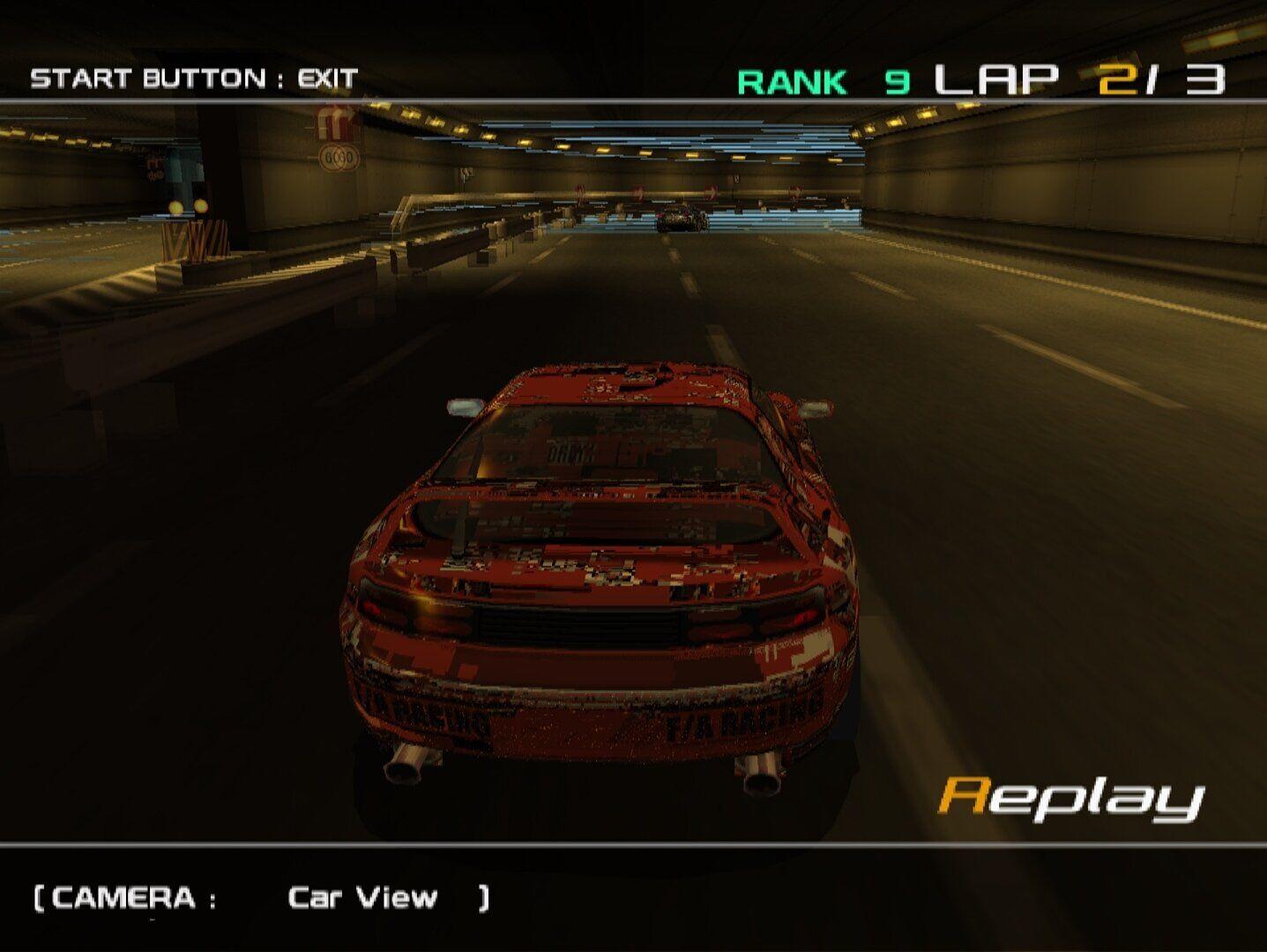 Ridge Racer 5 auf dem PCSX2 Core in 1080p (hochskaliert) mit 60FPS und Grafikfehlern