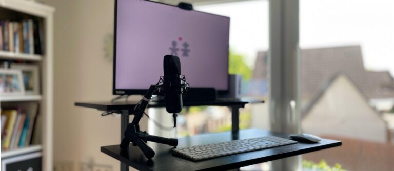 Mein kleiner Stehtisch für das Home-Office 2021