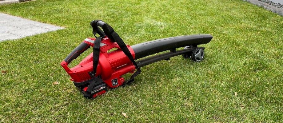 Akku-Laubsauger mit zwei Batterien