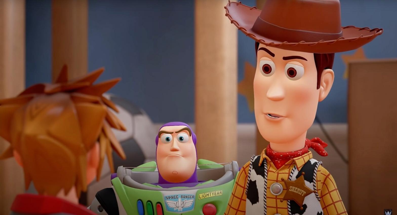 Das Spiel Kingdom Hearts III in der "Toy Story" Welt mit Unreal Engine 4