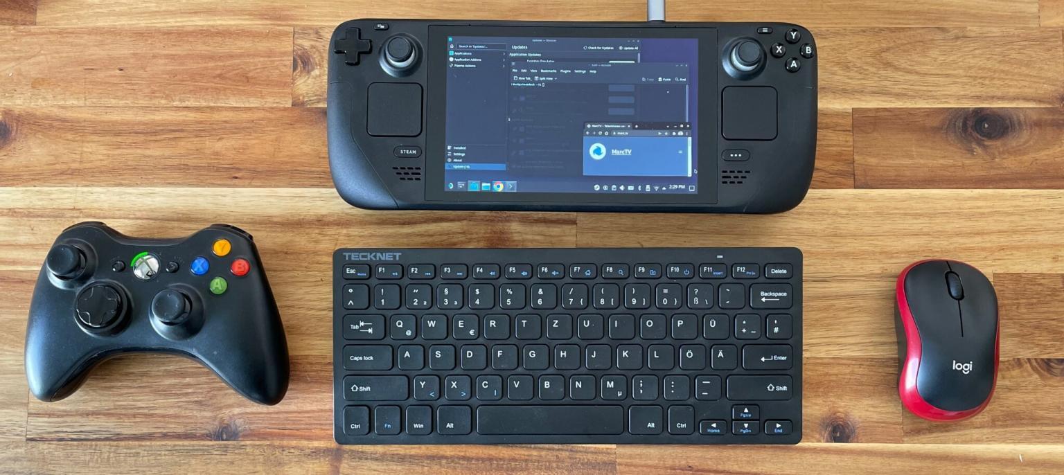 Steam Deck Ein Handheld PC für Konsolenspieler
