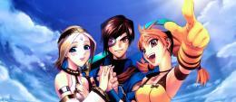 Skies of Arcadia - Vyse, Aika und Fina