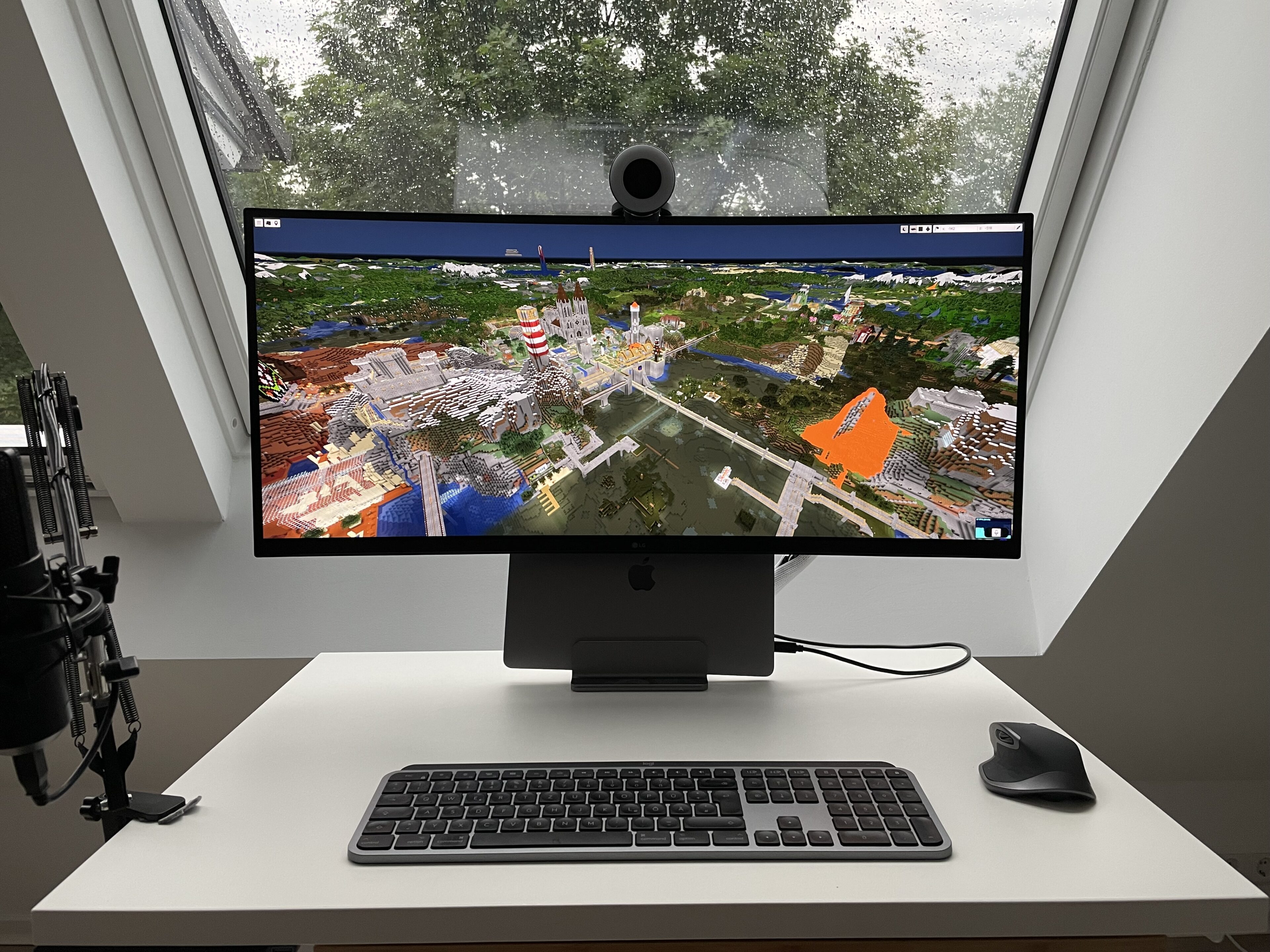 Bluemap auf dem neuen Ultrawide Monitor