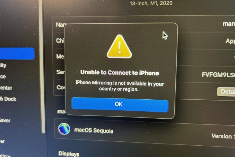 Wieso ist iPhone Mirroring, ein sinnvolles Feature, nicht in der EU für macOS Sequoia verfügbar?