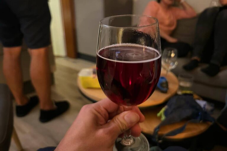 Lemsip im Weinglas damit ich hier nicht so auffalle an der Mosel