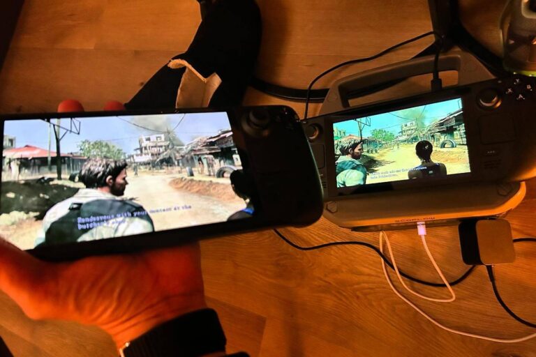 Koop mit dem Steam Deck läuft super