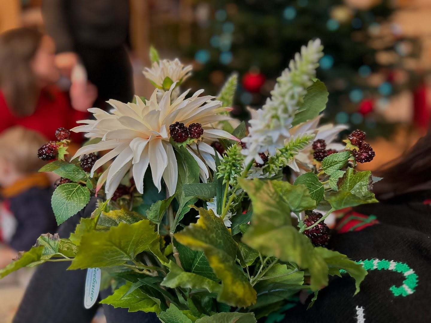 Frohe Weihnachten! Endlich neue Blumen für das nächste Jahr.