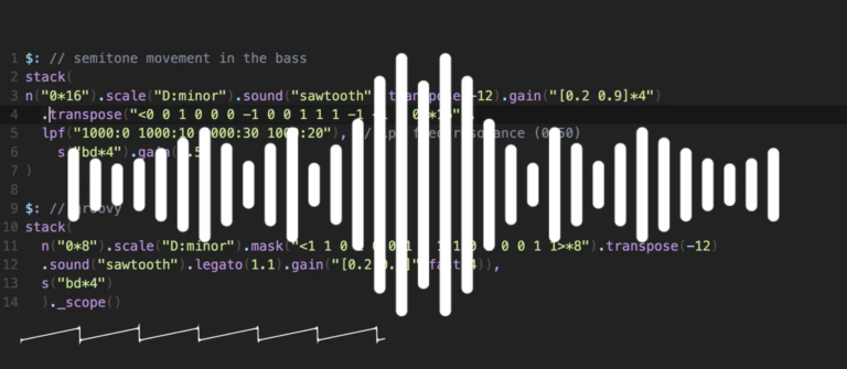 Strudel: Musik ist Code im Browser