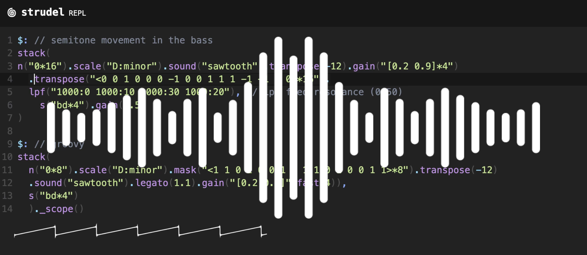 Strudel: Musik ist Code im Browser