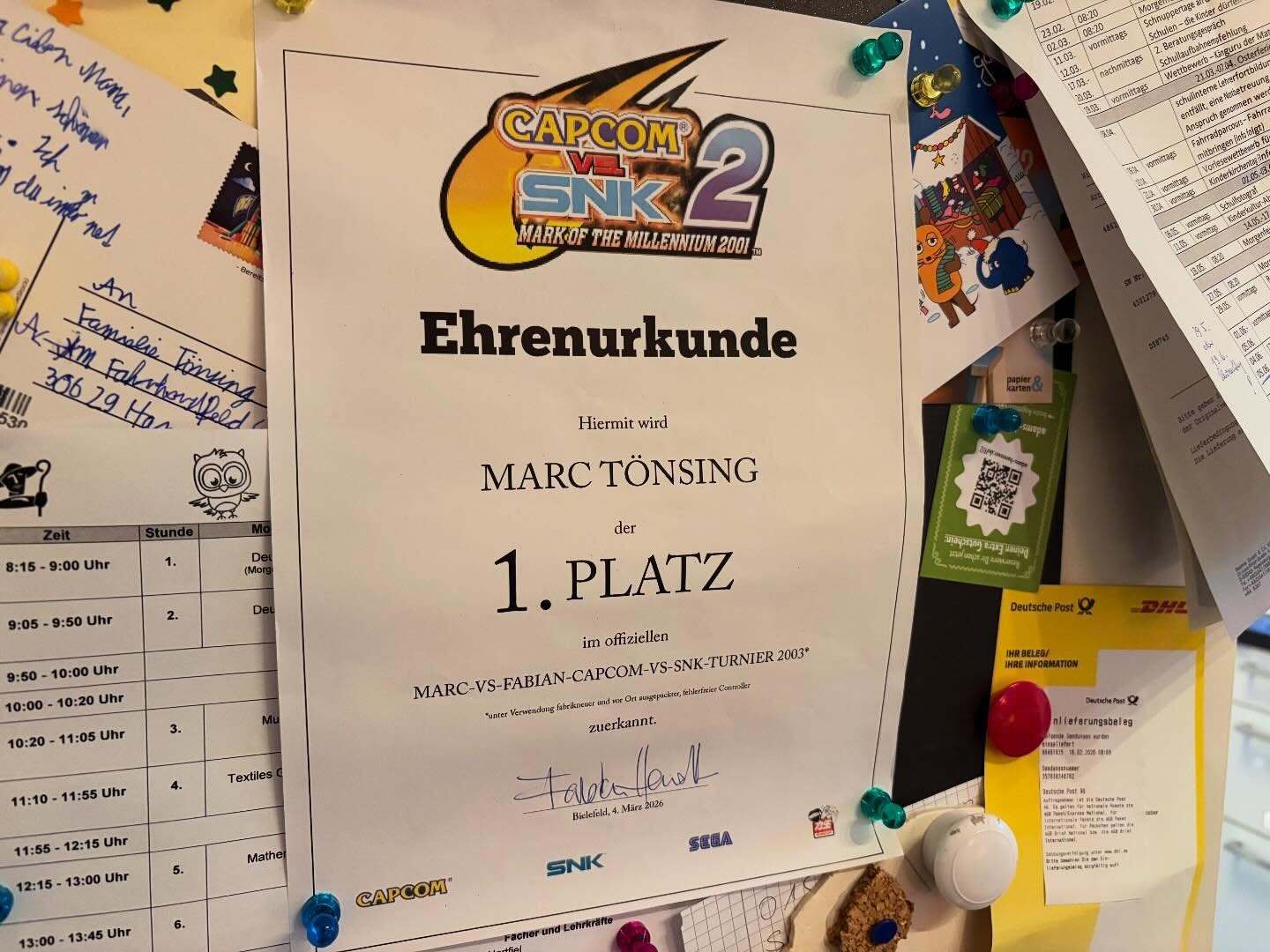 Ehrenurkunde kam über 20 Jahre zu spät