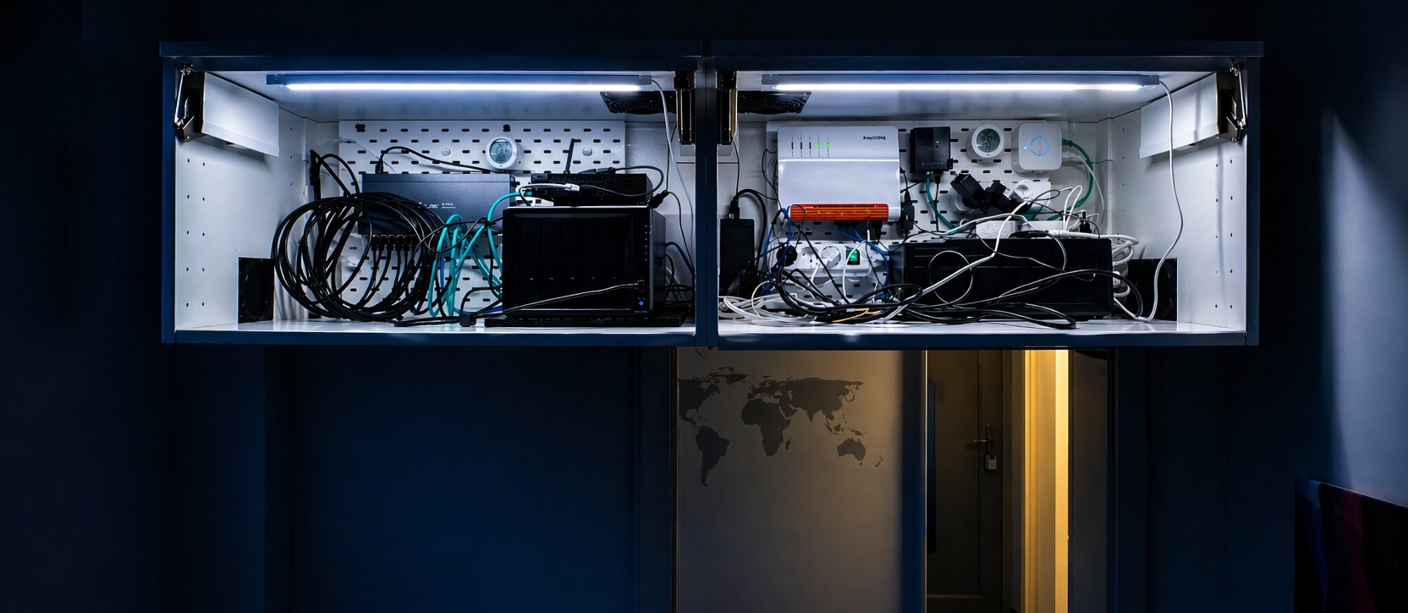 Server Schrank Decke