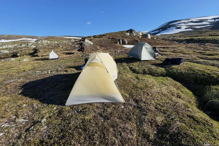 Hardangervidda II: Bei 4 Grad und Sturm schlafen