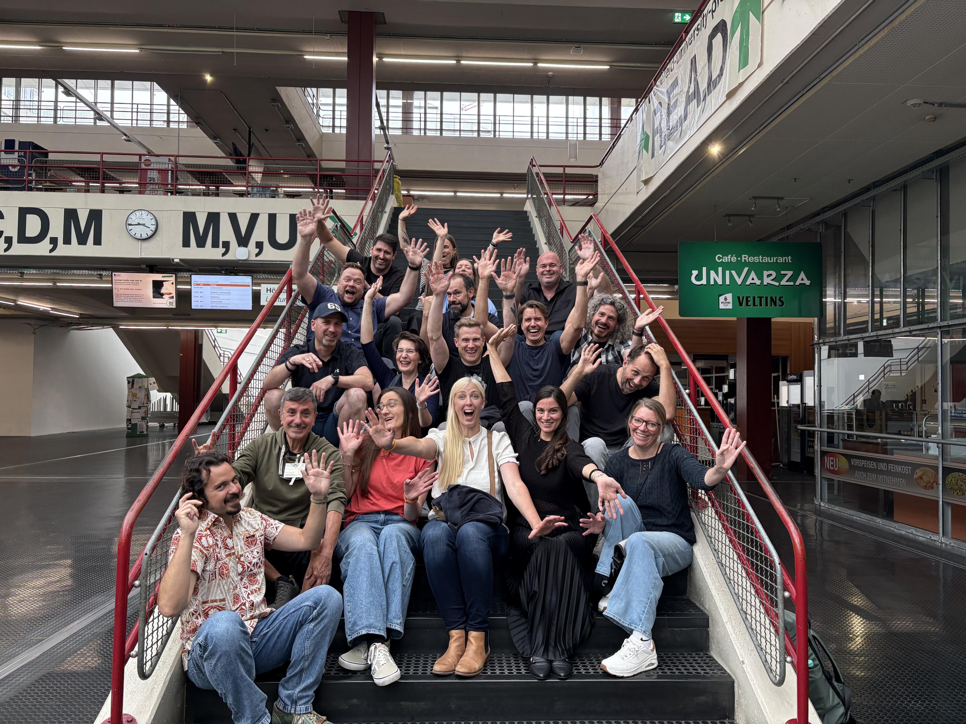 Alumni des Studiengangs Medieninformatik und Gestaltung beim Treffen 2026
