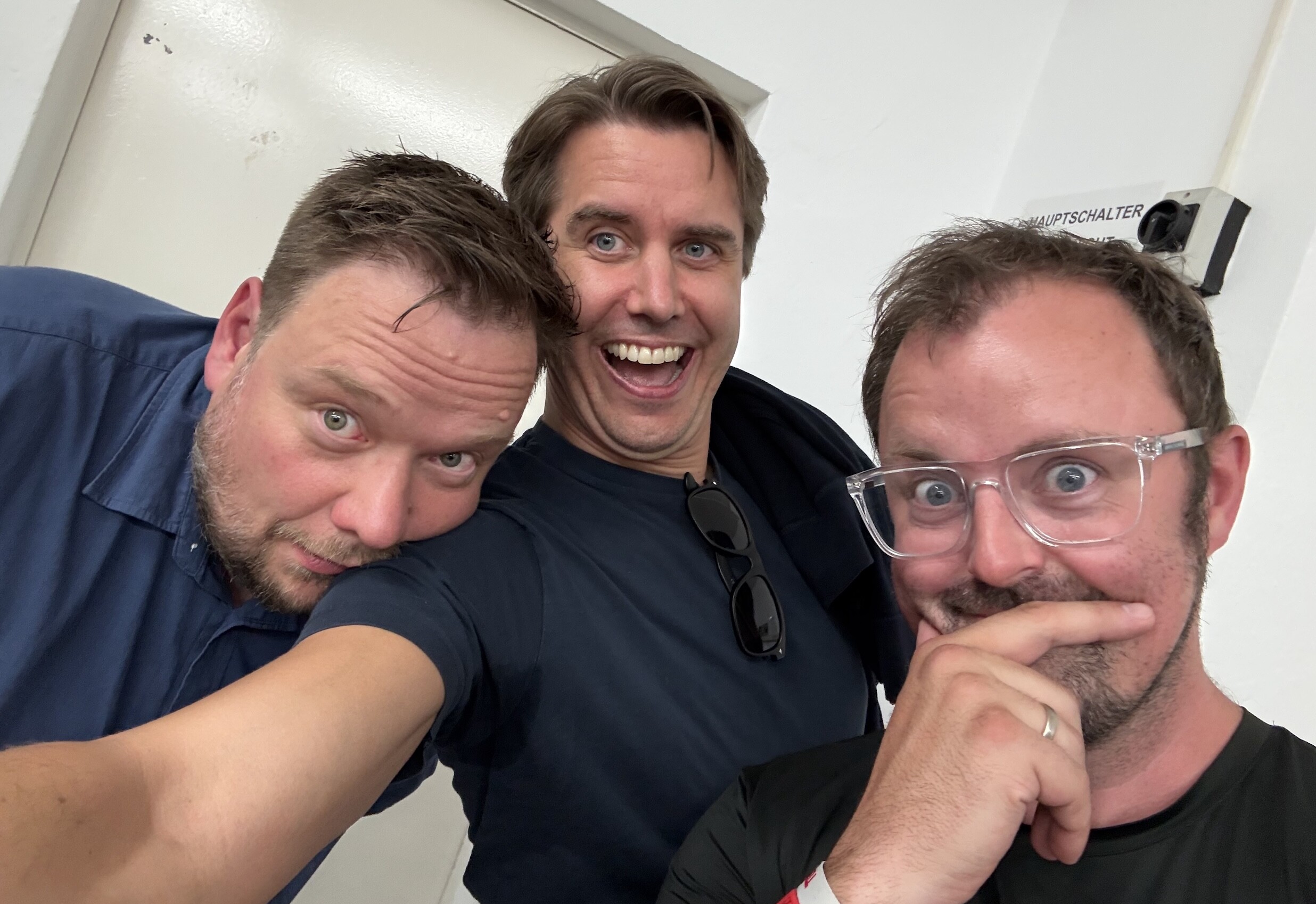 Philipp Anders, Fabian Hemmert und Marc beim Alumni-Treffen 2026